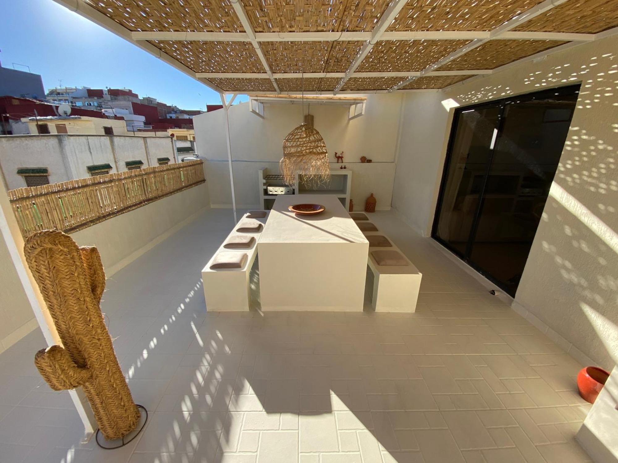 Magnificent Apartment With Private Rooftop Terrace Tangier Exterior photo